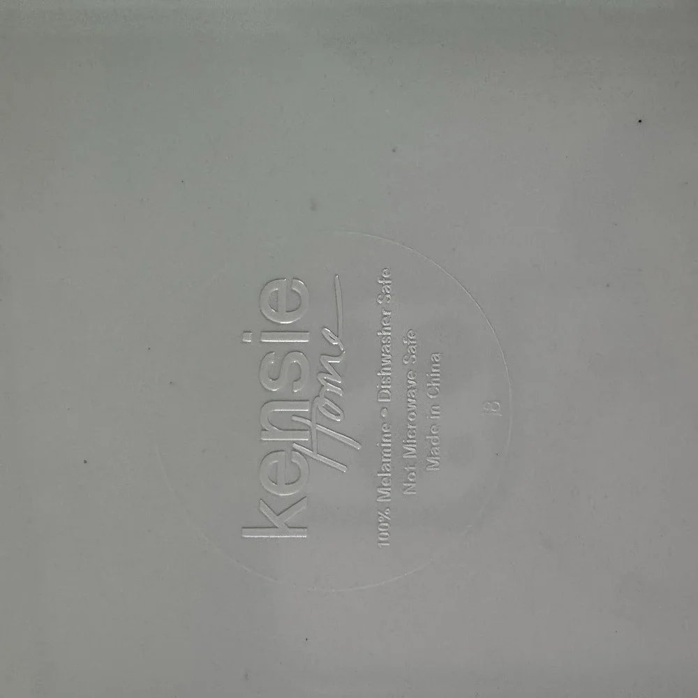 Kensie Home Melamine Plate Donut Pattern 12‎ Count  8